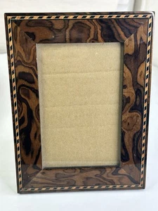 Argento SC Genuine Inlay Wood Veneer Picture Frames 8” X 6” - Picture 1 of 6