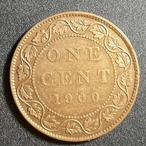 1900 CANADA LARGE CENT ~ JUST SLIGHT WEAR - Picture 1 of 2