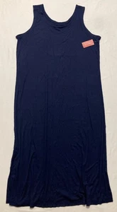 STATE OF DAY Full Length Night Gowns NAVY 2X - Picture 1 of 3