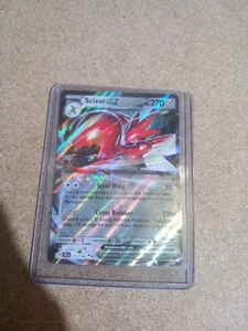 Pokémon TCG Scizor ex Scarlet & Violet - Temporal Forces 111/162 Holo Double Rare - Bild 1 von 2
