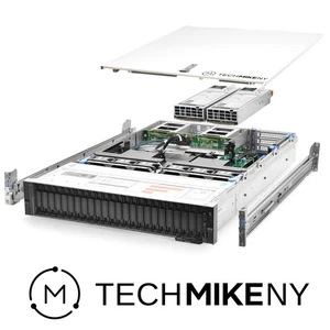 Dell PowerEdge R740xd Server 2x Platinum 8160 2.10Ghz 48-Core 16GB RAM Rails - Picture 1 of 5