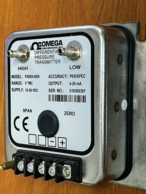 OMEGA ENGINEERING PX655-05DI DIFFERENTIAL PRESSURE TRANSMITTER - Image 1 of 4
