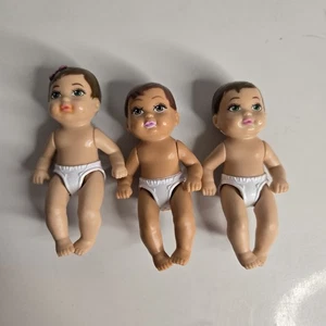 Mattel Happy Family Barbie Bebé Bebés Muñecas Mini 3" Figuras Niñas - Imagen 1 de 2