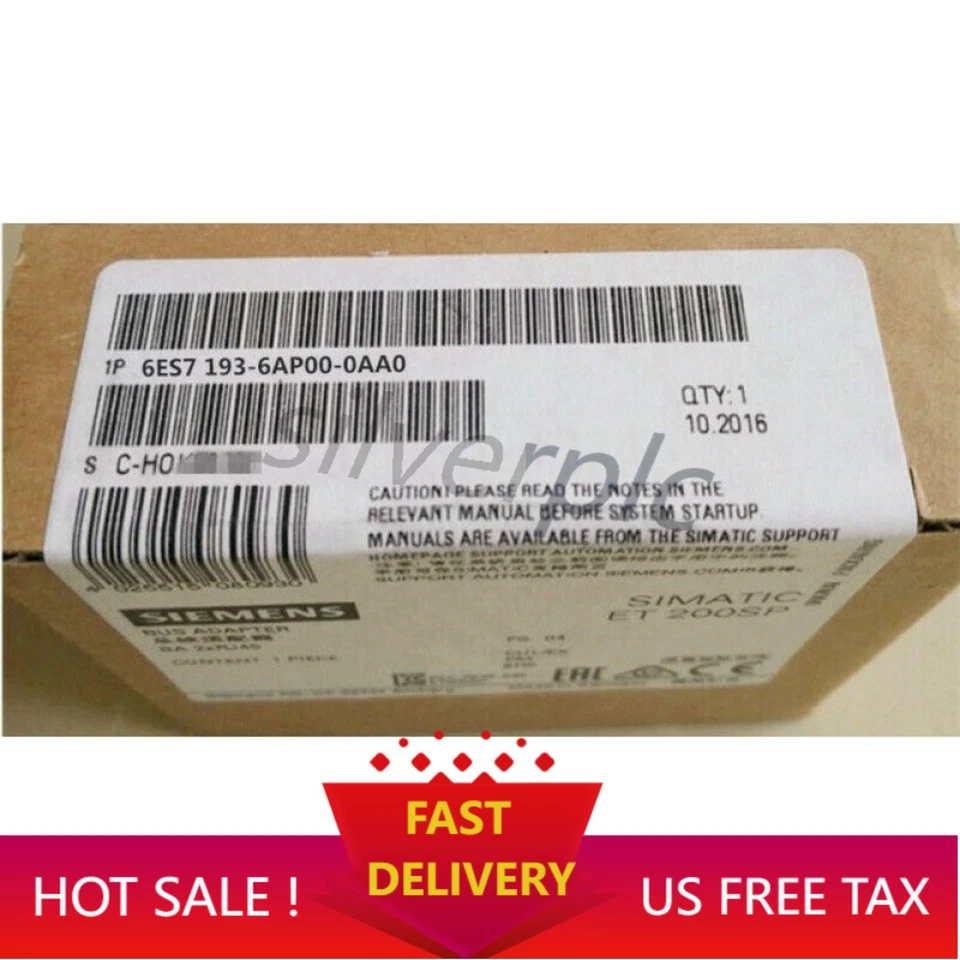 New Siemens 6ES7 193-6AP00-0AA0 6ES7193-6AP00-0AA0 SIMATIC ET 200SP - Image 1 of 1