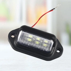 12 -24V License Light Replacement Plate Safe Trailer Led Marker Lights Trucks - Foto 1 di 11