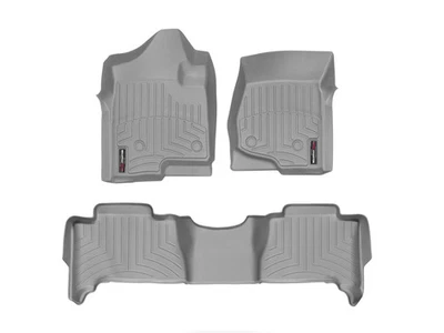 WeatherTech FloorLiner for 2011-2013 Chevrolet Tahoe - 1st & 2nd Row, Grey - Imagem 1 de 4