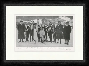 Mannschaft des Berliner Schlittschuh-Clubs Sport Eishockey F_Vintage 00832 - Bild 1 von 1