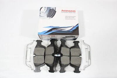 Pastillas de freno delanteras de cerámica completa Asianautos con herrajes para BMW 318is 1992-1997 Foto 1 de 3