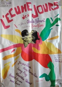 Belle Affiche L' ÉCUME DES JOURS De L' Œuvre de Boris Vian - Imagen 1 de 11