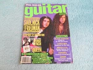Guitar School Magazine September 1992 Megadeth Testament Kiss Pil White Zombie - Imagen 1 de 14