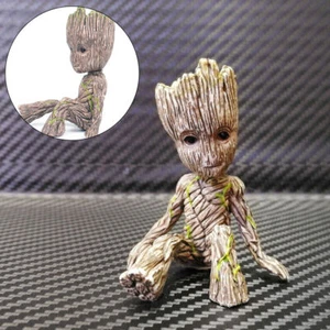 Guardians of The Galaxy Baby Groot Figure Flowerpot Pen Pot Toy Gifts 6CM New UK - Picture 1 of 12