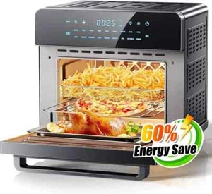 Involly Heißluftfritteuse 15L Airfryer Mini Backofen Heißluft Fritteuse 1600W - Bild 1 von 7