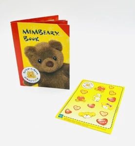 Build A Bear Memory “Membeary” Activity Book & Stickers Dark Brown Bear Unused - Picture 1 of 7