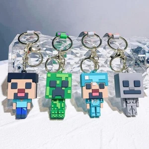 3D Minecraft Keyring - Cool Minecraft Figure Keyrings - Free P&P - Picture 1 of 13