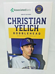 2021 BREWERS CHRISTIAN YELICH 40-30 CLUB, PART 2 of 2 BASE BDA BOBBLEHEAD ~ NIB - Picture 1 of 5
