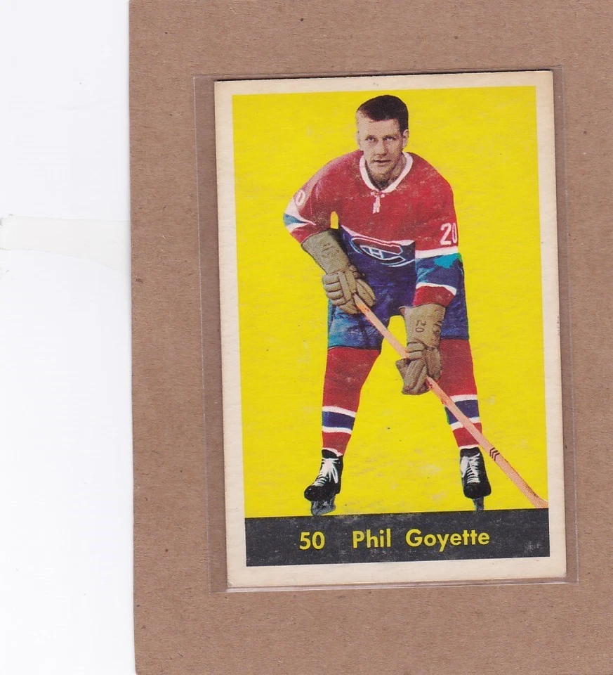 1960-61 PARKHURST HOCKEY PHIL GOYETTE #50 CANADIENS EX/EX+ *A32515 - Image 1 of 1