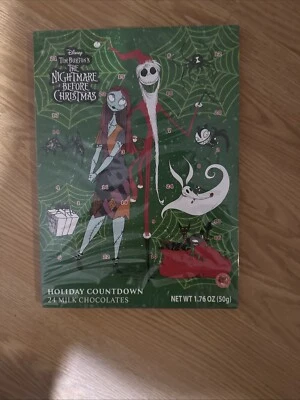 The Nightmare Before Christmas Advent Calendar 2024 Chocolate Holiday Countdo... - Image 1 of 2