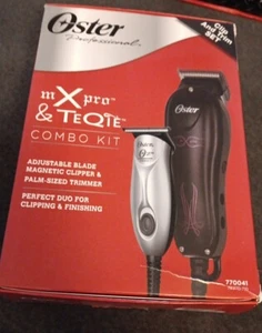 Oster MXPro & Te Qie Combo Kit Adjustable Blade Magnetic Clipper & Trimmer - Picture 1 of 2