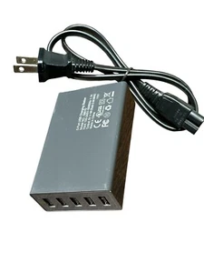5-Port USB Charger Station 8A Multiple USB Charging Station - Gray / Black - Picture 1 of 4