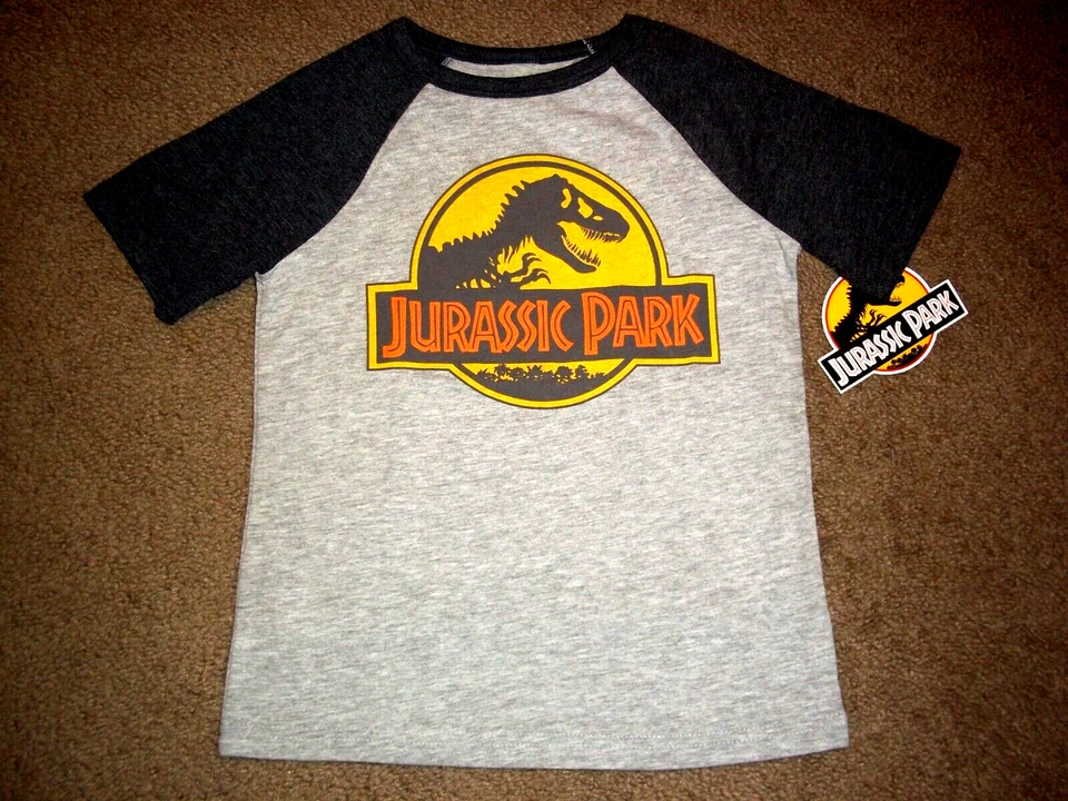New Jurassic Park Tyrannosaurus Rex T-Rex Dinosaur Logo Shirt Jurassic World - Image 1 of 1
