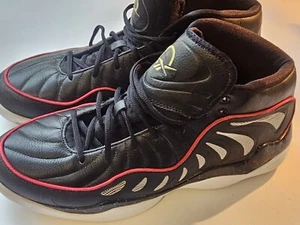 Answer 14 Reebok Hombre 12.5 Top Alto Rojo Negro Zapatos Tenis Baloncesto - Imagen 1 de 7