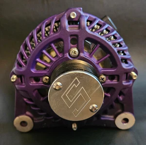 Singer Alternator 0419-250-2 High Output 250A H/O Purple Powdercoat Nissan Cube - Picture 1 of 10