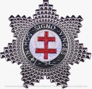 Masonic Regalia Knights Templar Perceptors Breast Star TOP CLASS NEW - Picture 1 of 3