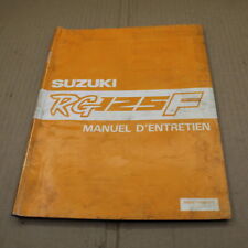 MANUEL REVUE TECHNIQUE D ATELIER SUZUKI RG 125 F 1992 -> RG125F ENTRETIEN