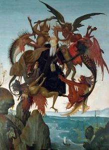 11737.Decor Poster.Room home Wall art design.Raphael painting St.Anthony torment - Picture 1 of 1