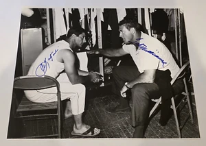 TED WILLIAMS & CARL YASTRZEMSKI Signed 16x20 Photo-HOF-BOSTON RED SOX-JSA - Picture 1 of 7