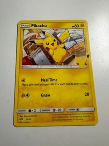 Pokemon Mcdonalds Promo 2021 Pikachu Non Holo 25/25 NM - Picture 1 of 1