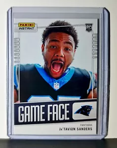 Ja’Tavion Sanders 2024 Panini Game Face #11 NFL Rookie Card Panthers 1/331 - Bild 1 von 2