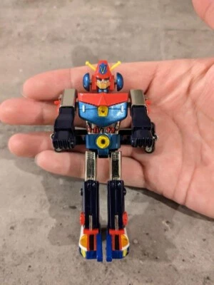 Figura de acción modelo Chodenji Robot Combattler V GT-08 Chogokin Aoi Hyoma Bandai Foto 1 de 4