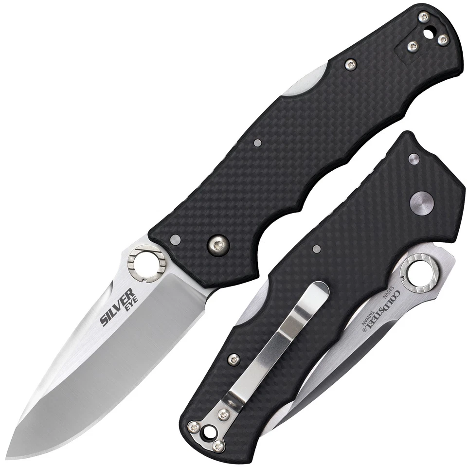 Cuchillos Cold Steel Silver Eye Elite 62QCFB CPM S35VN acero inoxidable negro fibra de carbono Foto 1 de 1