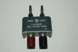HP HEWLETT PACKARD AGILENT MODEL 11029A 0.1 OHM SHUNT MAX VOLTAGE 300MV - Picture 1 of 5