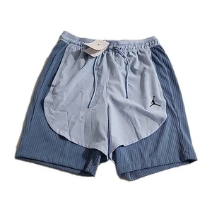 Nike Jordan Para Hombre Corto Calce Ajustado Calce Seco Azul Talla Grande - Imagen 1 de 3