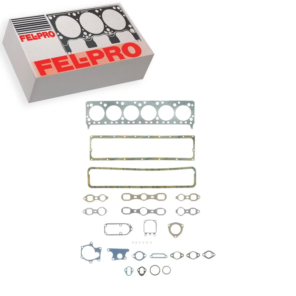 Conjunto de junta de cabeça de cilindro de motor Fel-Pro para 1947-1950 GMC FC251 3.7L L6 - Imagem 1 de 1