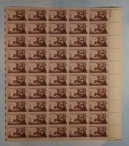 US SCOTT 1077 PANE OF 50 WILDLIFE CONSERVATION STAMPS 3 CENT FACE MNH - Picture 1 of 1
