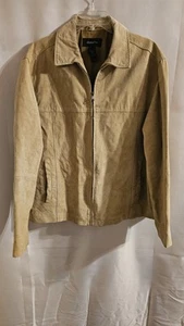 Chaqueta de cuero para mujer Liz Claiborne talla XL color tostado - Imagen 1 de 4
