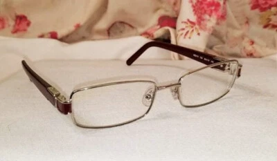 Gafas de diseñador CHLOE CE2111*Borde completo rojo plata detalle *53[]17 135*Italia Foto 1 de 4