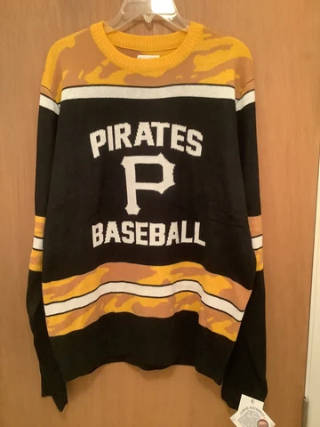 NEW Men’s Large MLB ⚾️ Pittsburgh Pirates Knit Sweater Nice! NWT! Cover