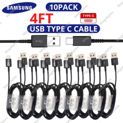 USB Type C Fast Charger Cable For Samsung Galaxy Phone Power Adapter Data Cord - Image 1 of 4