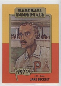1980 SSPC Baseball Immortals 1st Printing Jake Beckley (No MLB Logo) #120.1 HOF