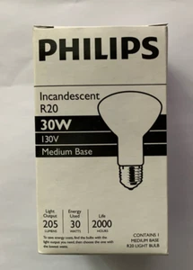 Philips 819215 - 30R20 30W  130V  Reflector Flood Light Bulb (1 Pack) - Picture 1 of 7