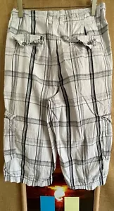 Helix men’s plaid multicolor cargo shorts 30 lightweight regular - Picture 1 of 4