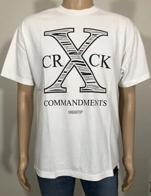 Camiseta Sneaktip "X Crack Commandments" (Talla L) Excelente  Foto 1 de 3
