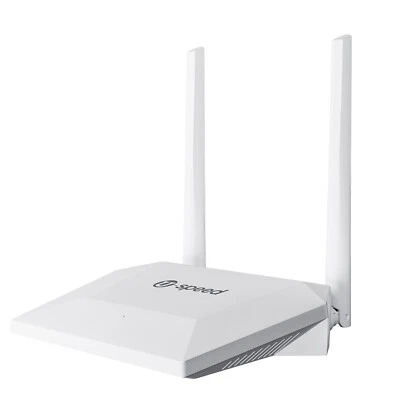 U-speed 2.4GHz N300 Home Internet Router Easy Setup 300Mbps Wireless WiFi Router - Image 1 of 4