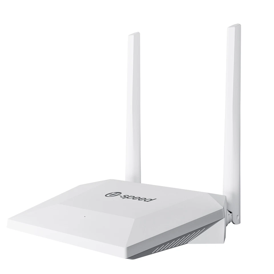 U-speed 2.4GHz N300 Home Internet Router Easy Setup 300Mbps Wireless WiFi Router - Image 1 of 4