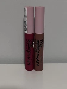 2 Assorted NYX Stamina Matte Liquid Lipsticks NEW! - Picture 1 of 2