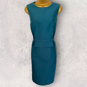 Vestido sin mangas Fenn Wright Manson para mujer verde azulado seda algodón Reino Unido 12 nuevo con etiquetas precio de venta sugerido por el fabricante 179 GBP - Imagen 1 de 4
